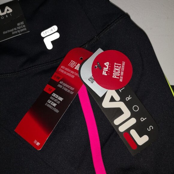 NWT Fila Sport Ladies Mid Rise Live in Motion Leggings - Picture 5 of 7